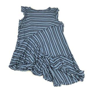 Free People Womens Knit Top Sleeveless Between The Lines Striped Tunic L Large